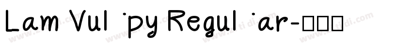 Lam Vulpy Regular字体转换